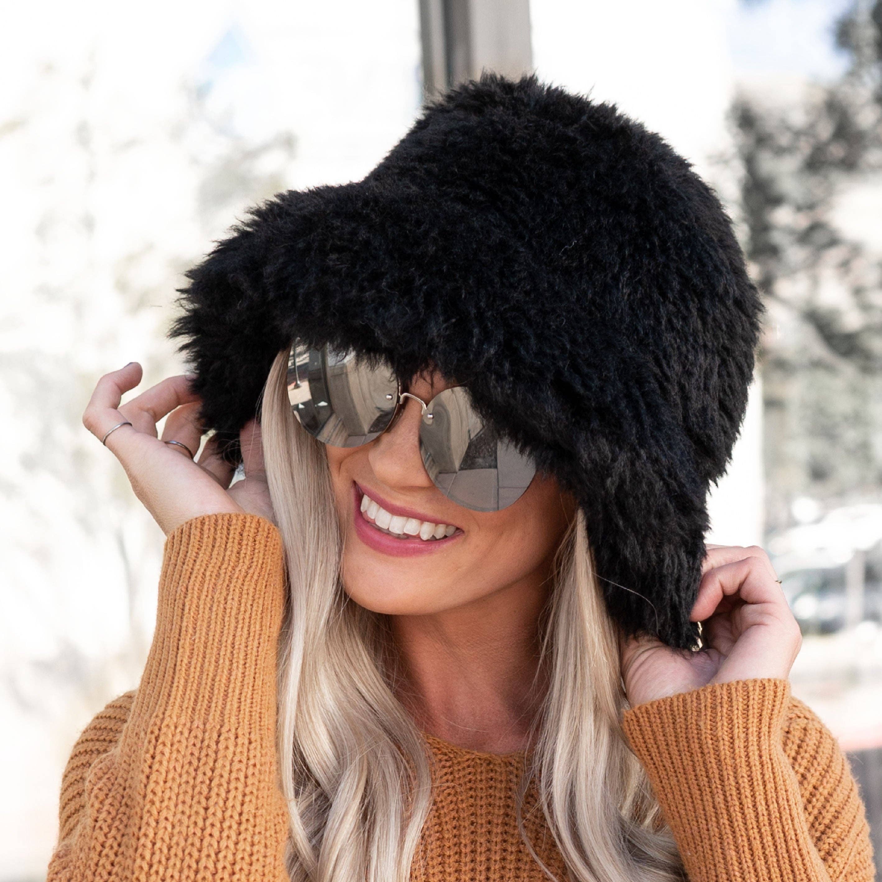 CC Faux Fur Bucket Hat Coco’s Tee Boutique